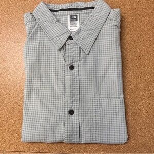 The North Face Gray Plaid Shirt